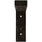 Ekena Millwork Steel Truss Shelf Bracket, Antiqued Warm Silver 2"W x 10"D x 7 1/4"H BKTM02X10X07TSAWS - alternate 6